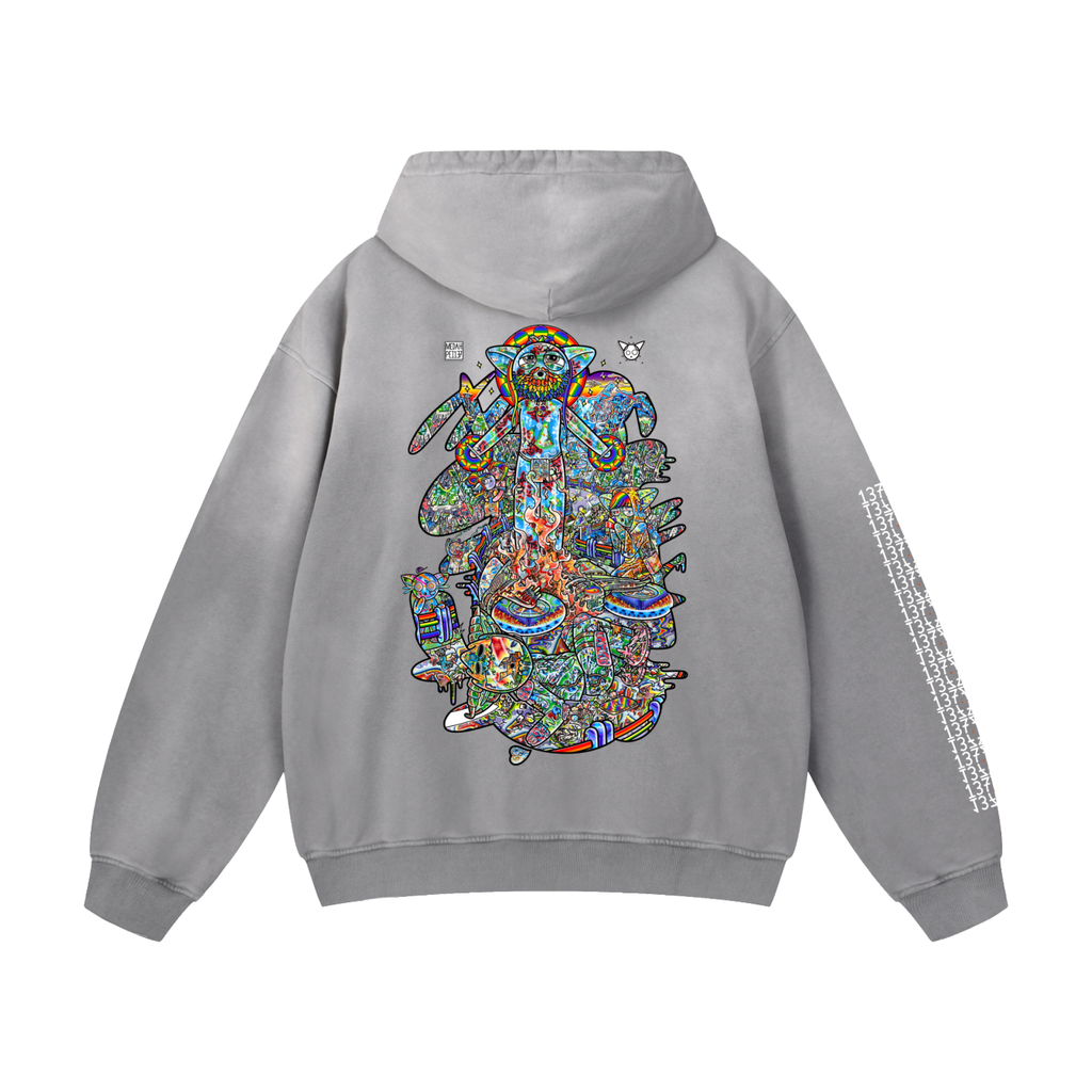 From The Wreckage - Heavyweight Sunfade Oversized Hoodie