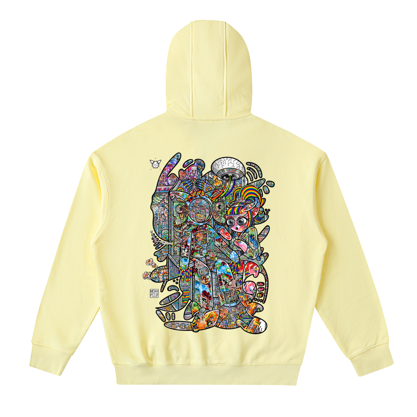 Maintemance - Drop-Shoulder Zip Up Hoodie