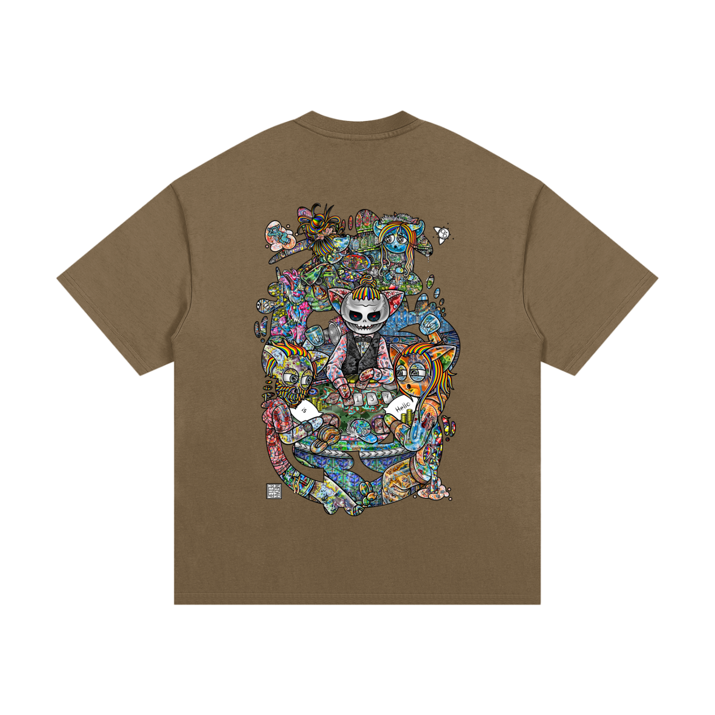 Two Truths and a Lie- Essential Heavyweight Cotton T-Shirt