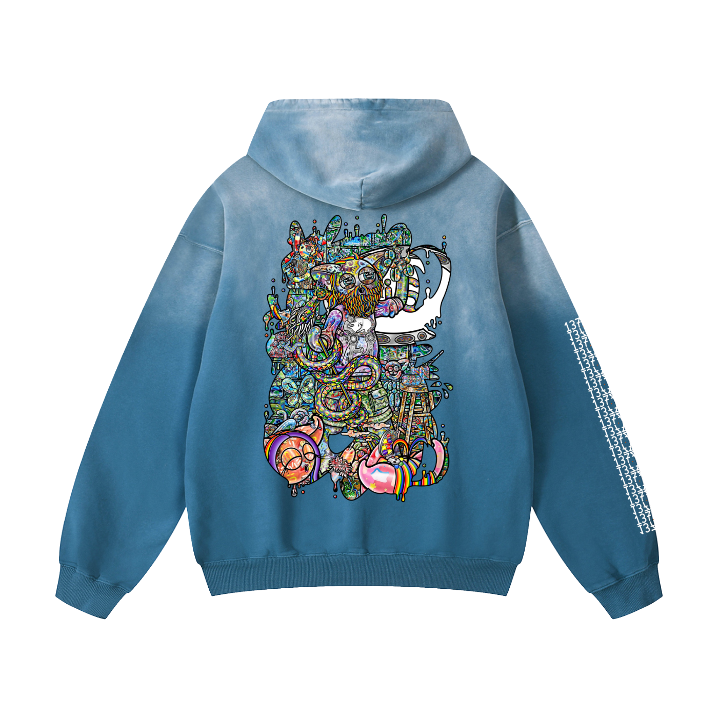 Beautifully Intrinsic Trip - Heavyweight Sunfade Oversized Hoodie