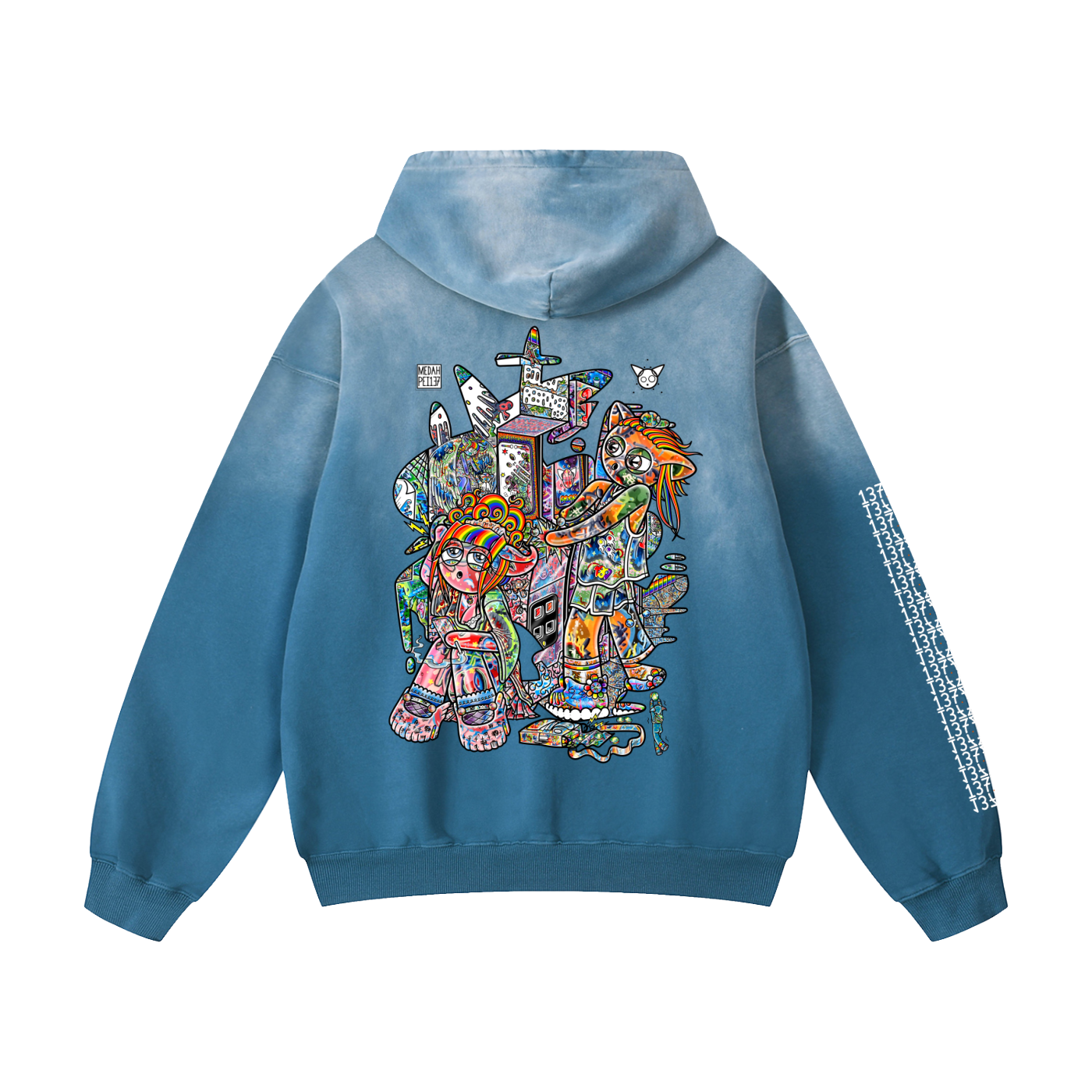 Not A Game - Heavyweight Sunfade Oversized Hoodie