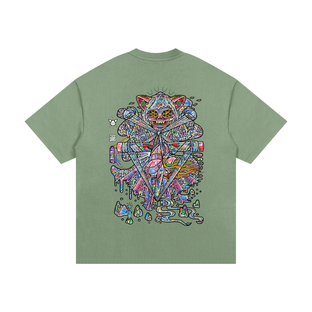 Balancing Negativity - Essential Heavyweight Cotton T-Shirt