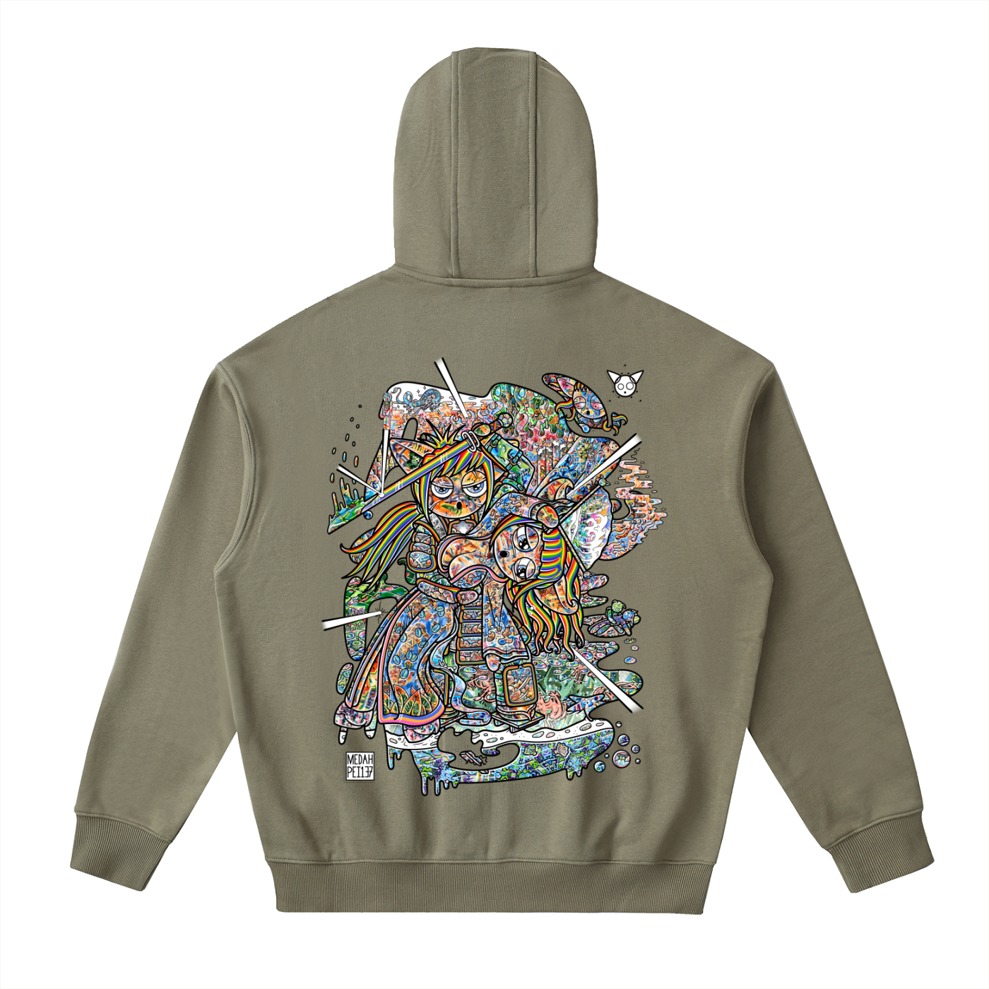 The Stimulation - Drop-Shoulder Zip Up Hoodie