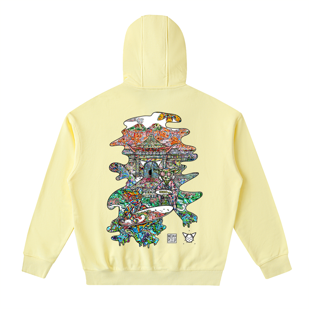 Horizons - Drop-Shoulder Zip Up Hoodie