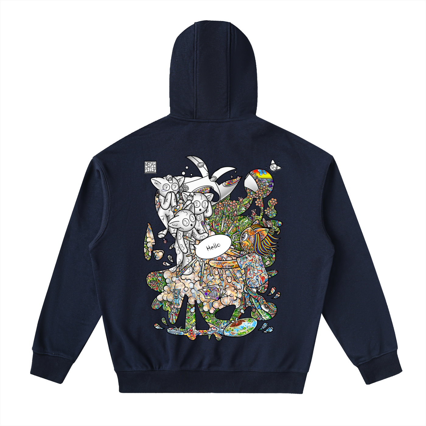 Other Wordly - Drop-Shoulder Zip Up Hoodie