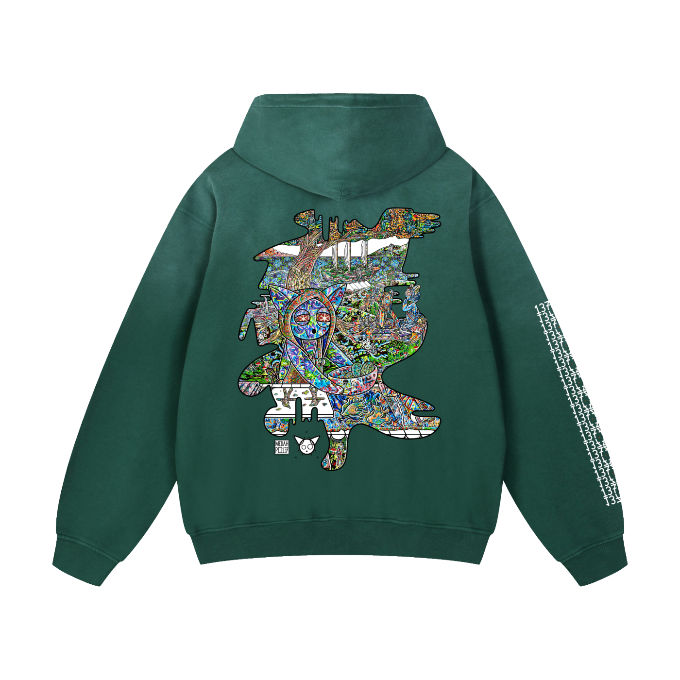 Deep Dish - Heavyweight Sunfade Oversized Hoodie