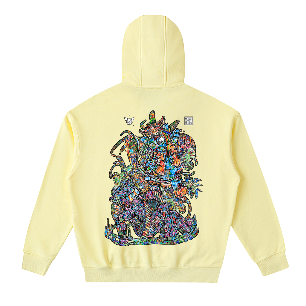 Protect The Vibe - Drop-Shoulder Zip Up Hoodie