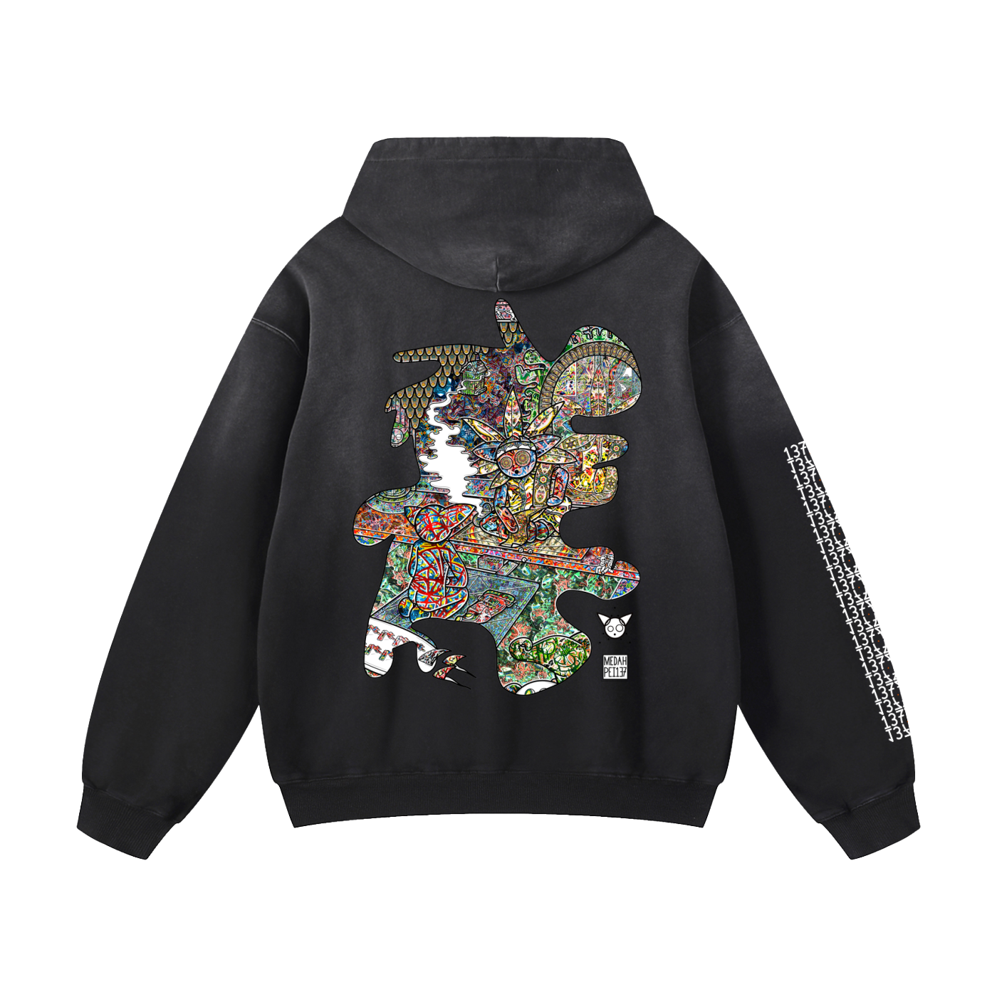 Lesson Learned - Heavyweight Sunfade Oversized Hoodie