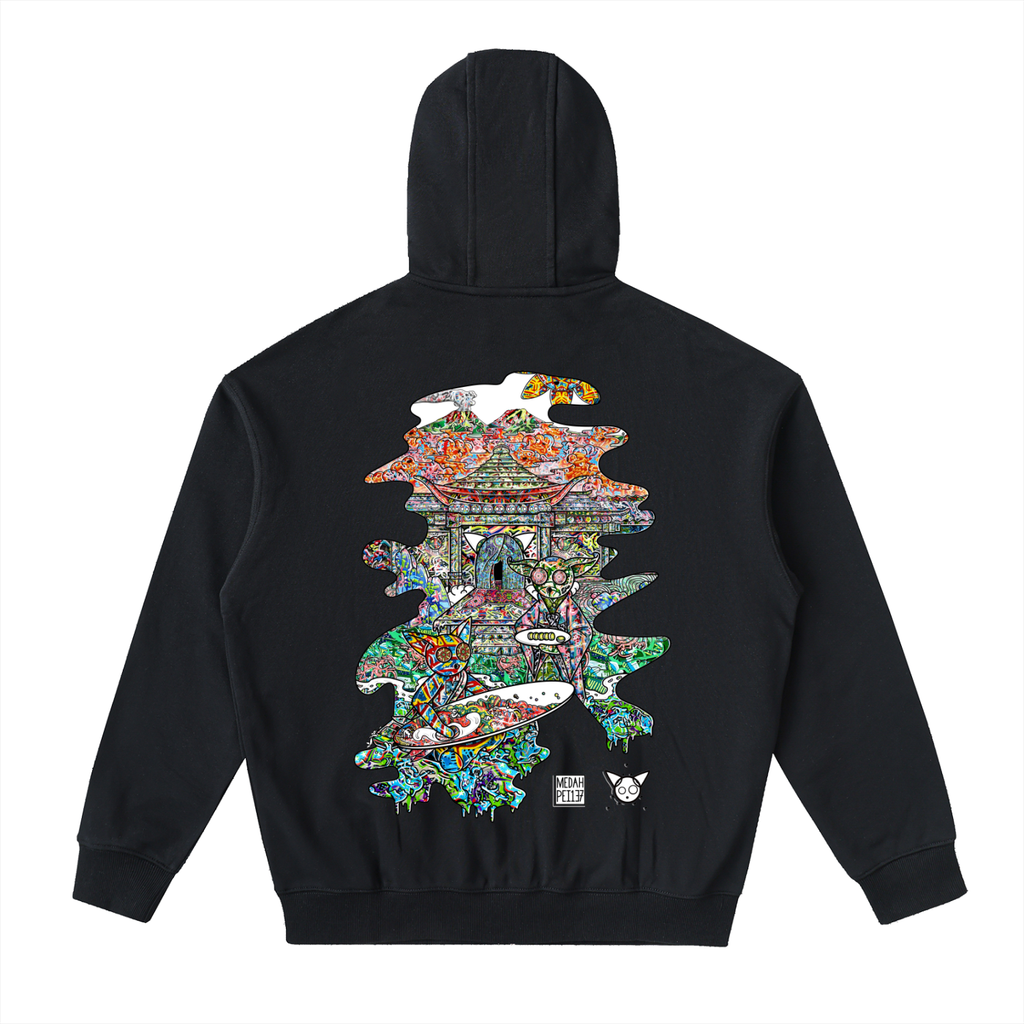 Horizons - Drop-Shoulder Zip Up Hoodie