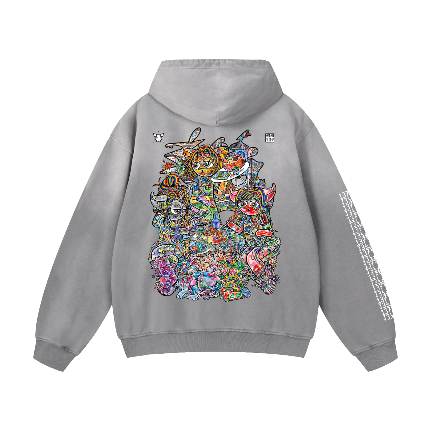 Making The Rounds - Heavyweight Sunfade Oversized Hoodie