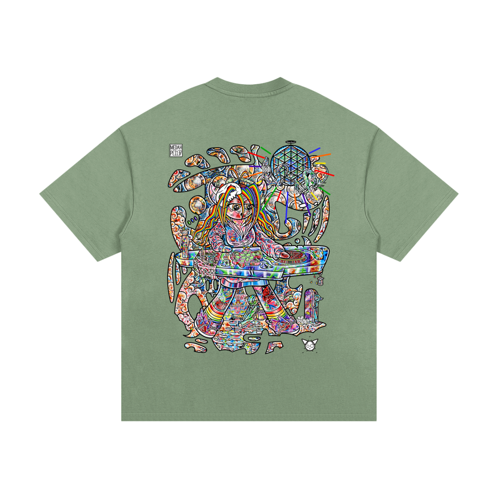 Pushing Buttons - Essential Heavyweight Cotton T-Shirt