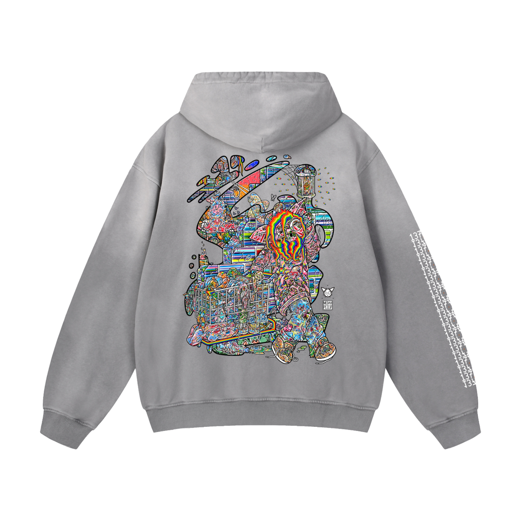 A Dark Spot - Heavyweight Sunfade Oversized Hoodie