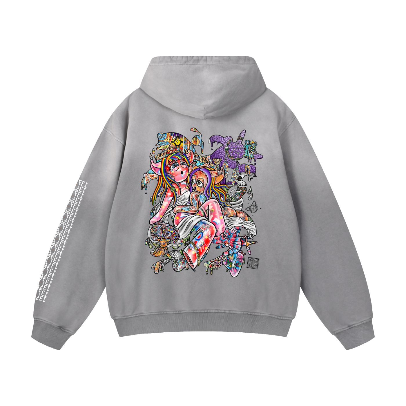 Sensificity - Heavyweight Sunfade Oversized Hoodie