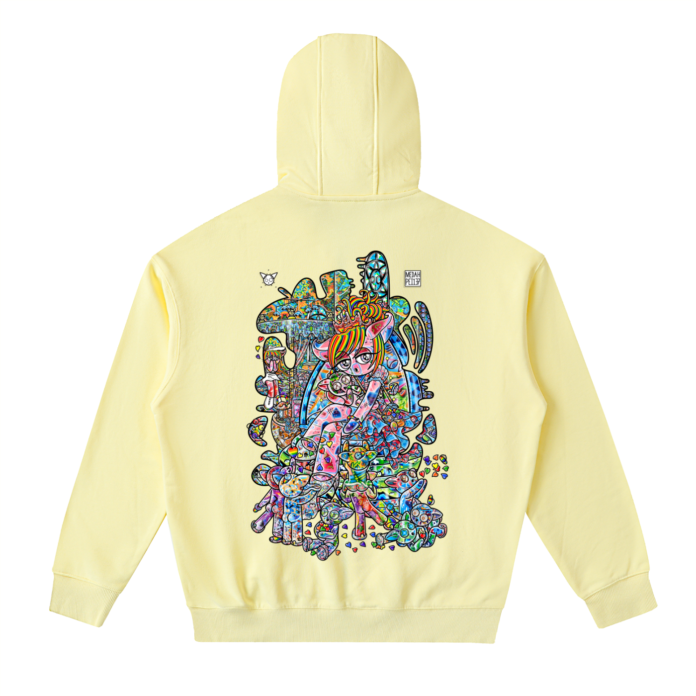 Sharing Is Caring - Drop-Shoulder Zip Up Hoodie