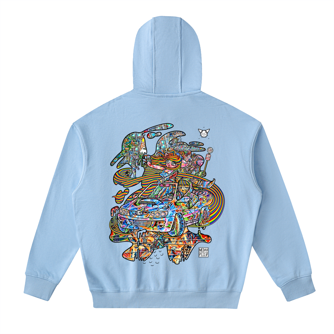 Tale Spin - Drop-Shoulder Zip Up Hoodie