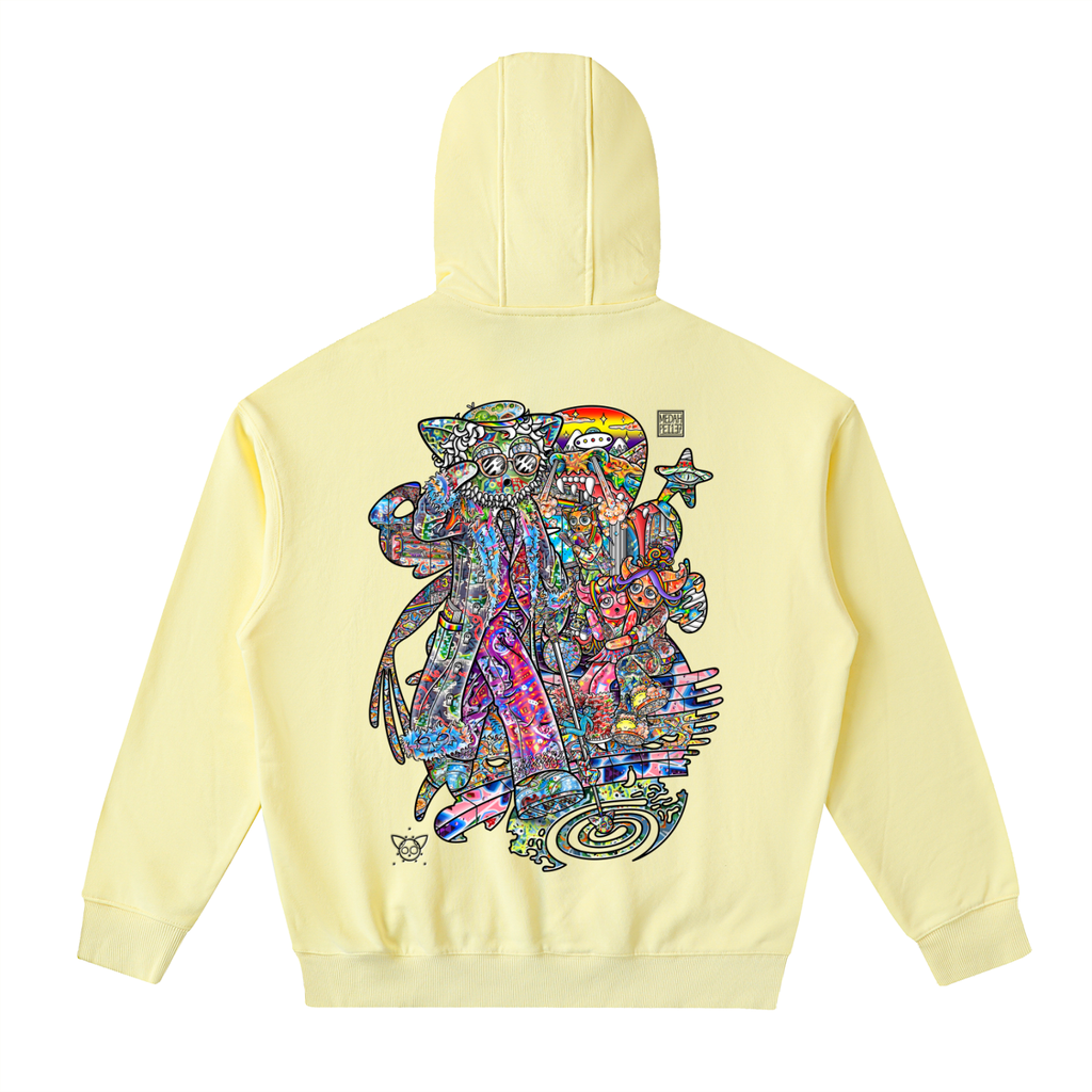 Blind Spot - Drop-Shoulder Zip Up Hoodie