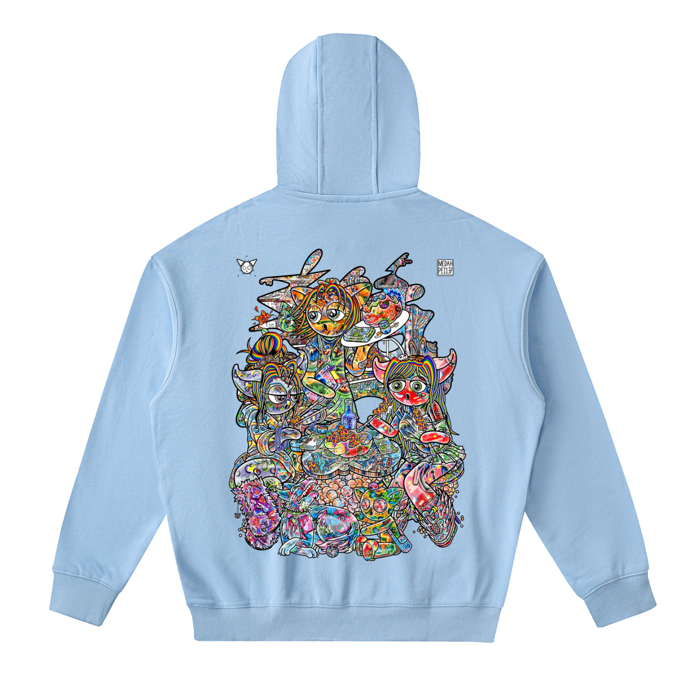 Making The Rounds - Drop-Shoulder Zip Up Hoodie