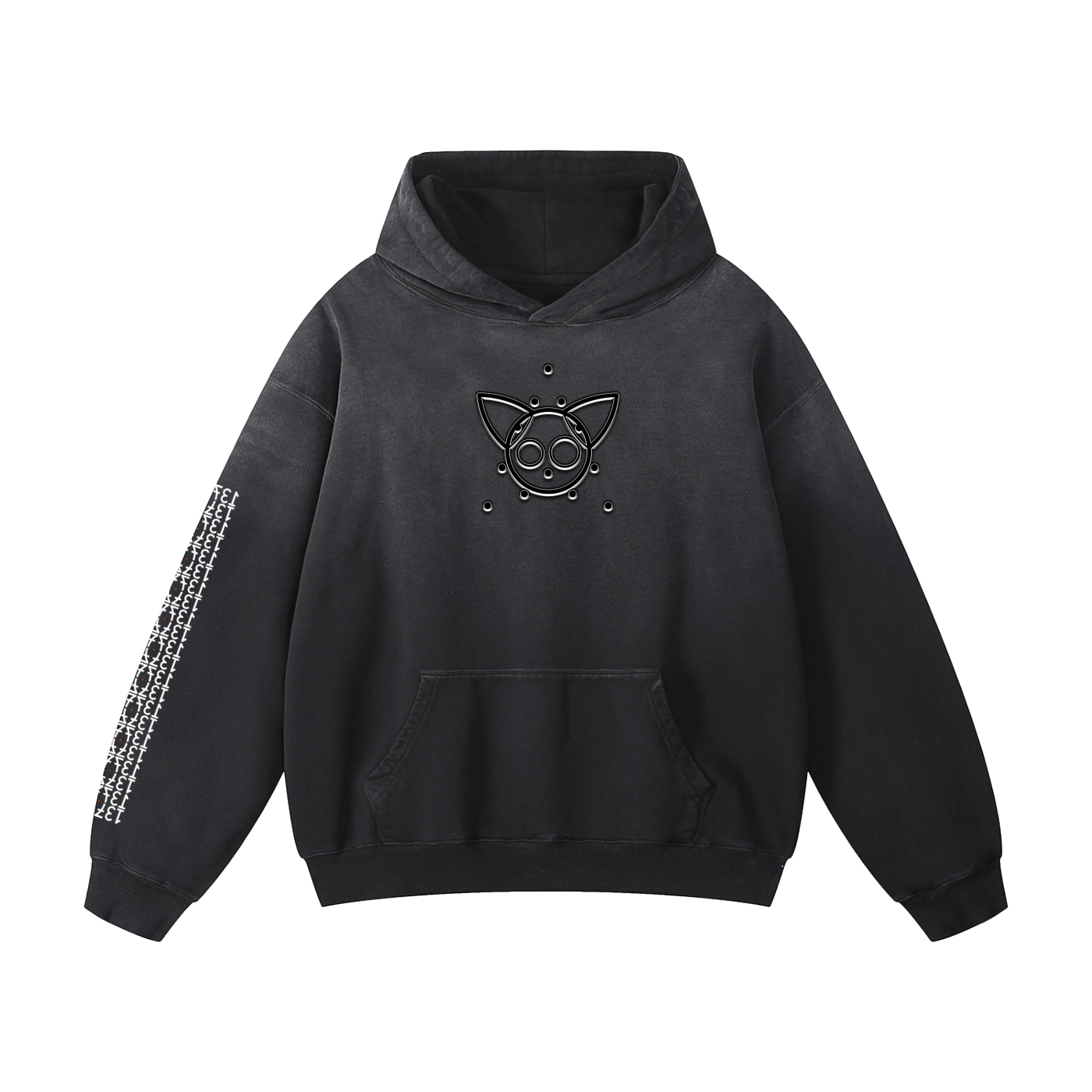Two Truths and a Lie- Heavyweight Sunfade Oversized Hoodie
