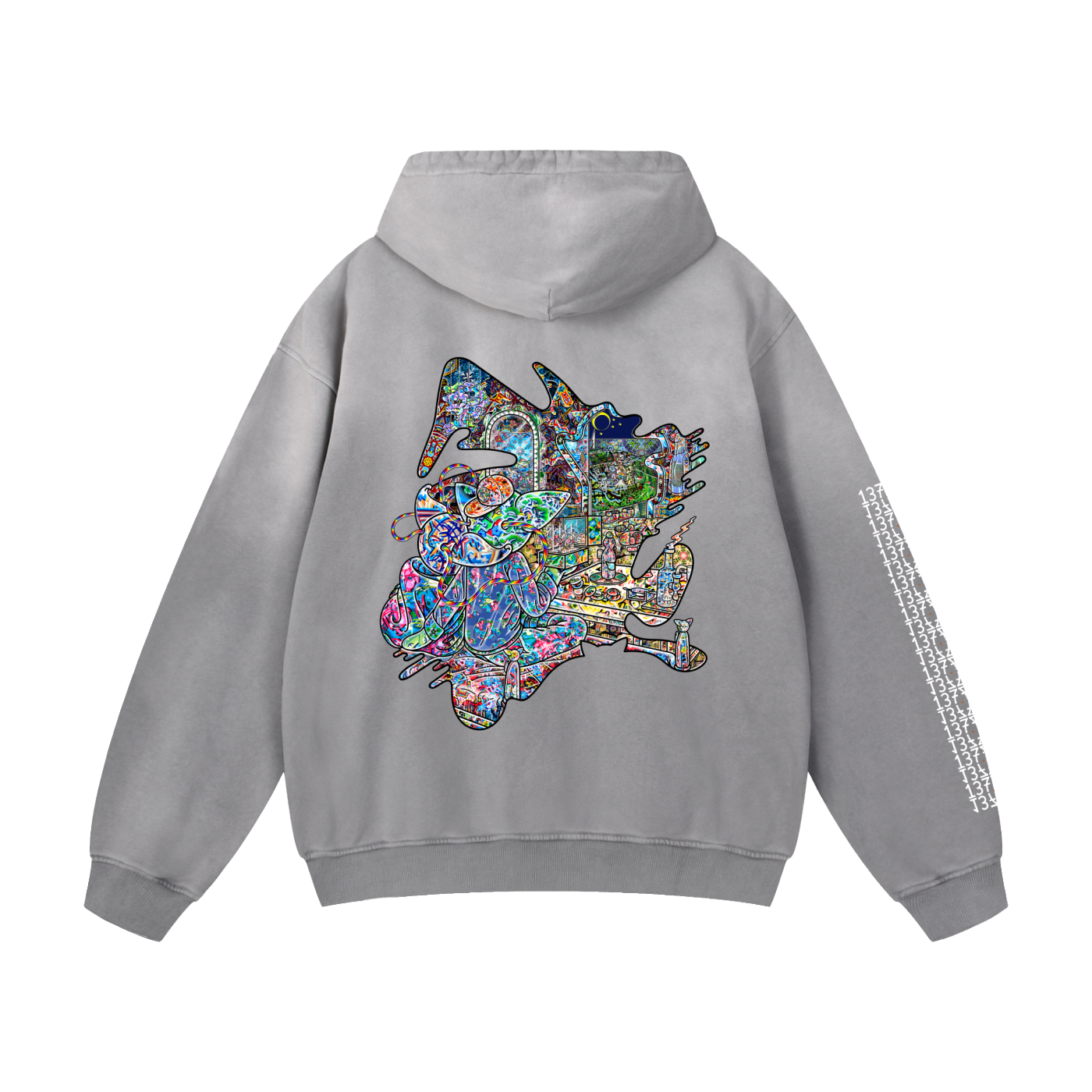 Face On - Heavyweight Sunfade Oversized Hoodie