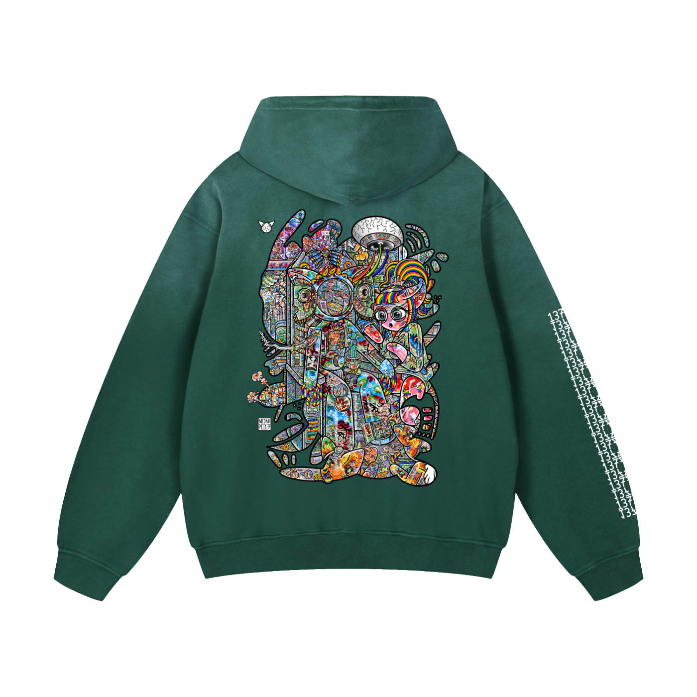 Maintemance - Heavyweight Sunfade Oversized Hoodie