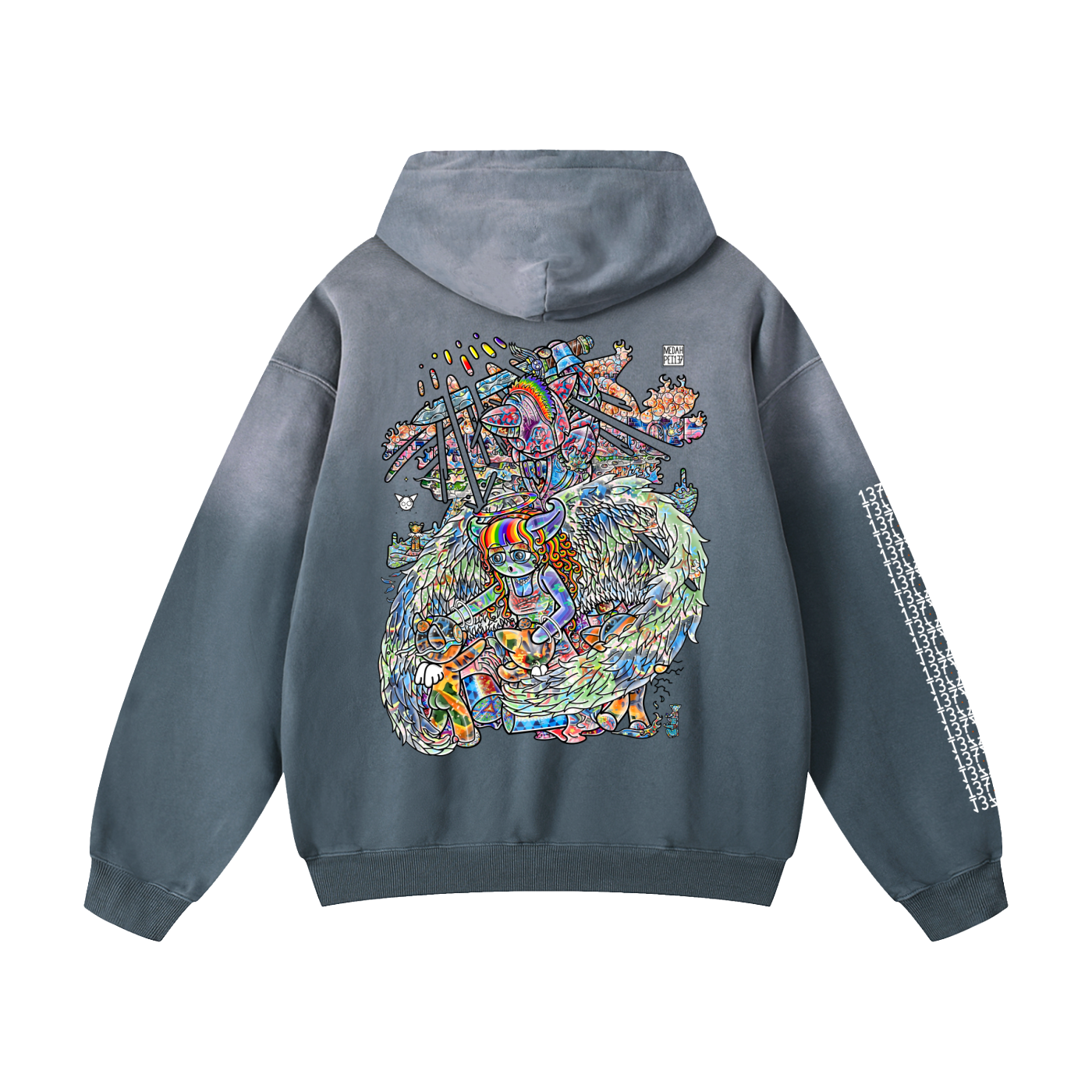 Another Day In Paradise - Heavyweight Sunfade Oversized Hoodie