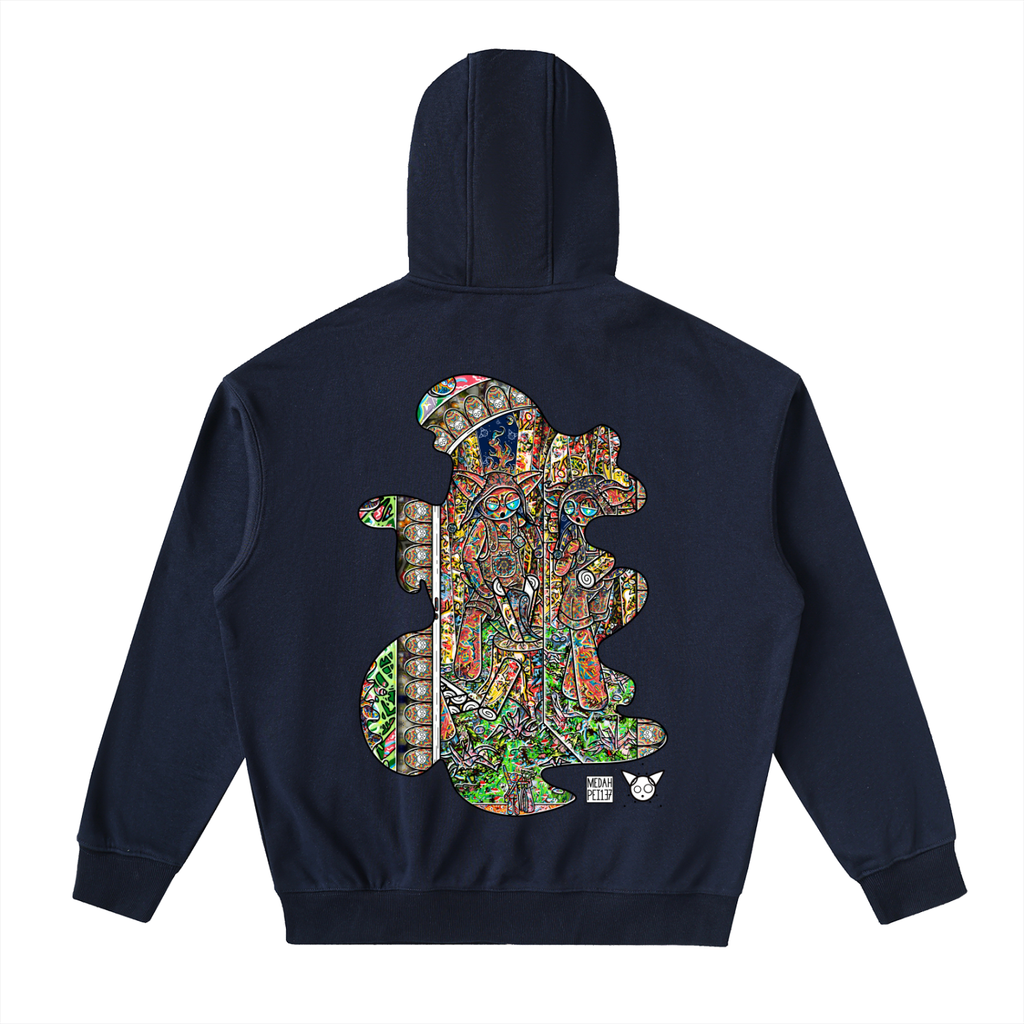 Behind The Reflection - Drop-Shoulder Zip Up Hoodie