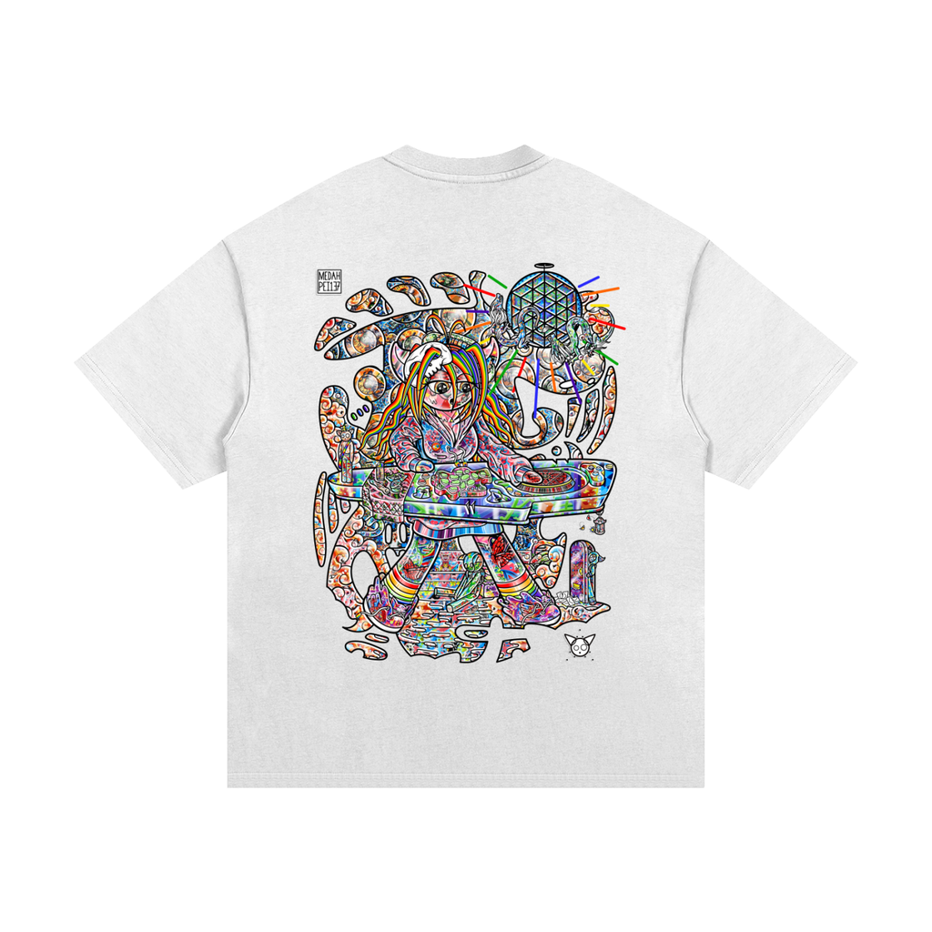 Pushing Buttons - Essential Heavyweight Cotton T-Shirt