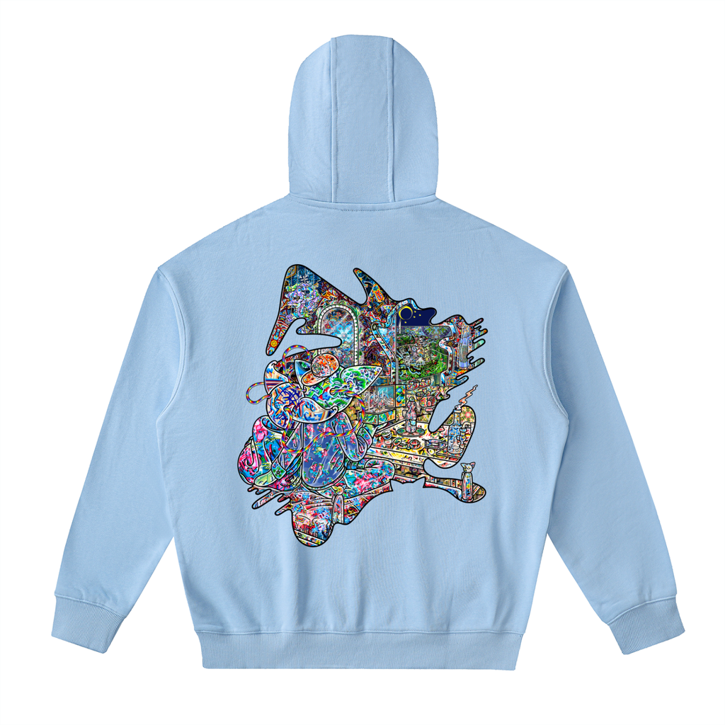 Face On - Drop-Shoulder Zip Up Hoodie