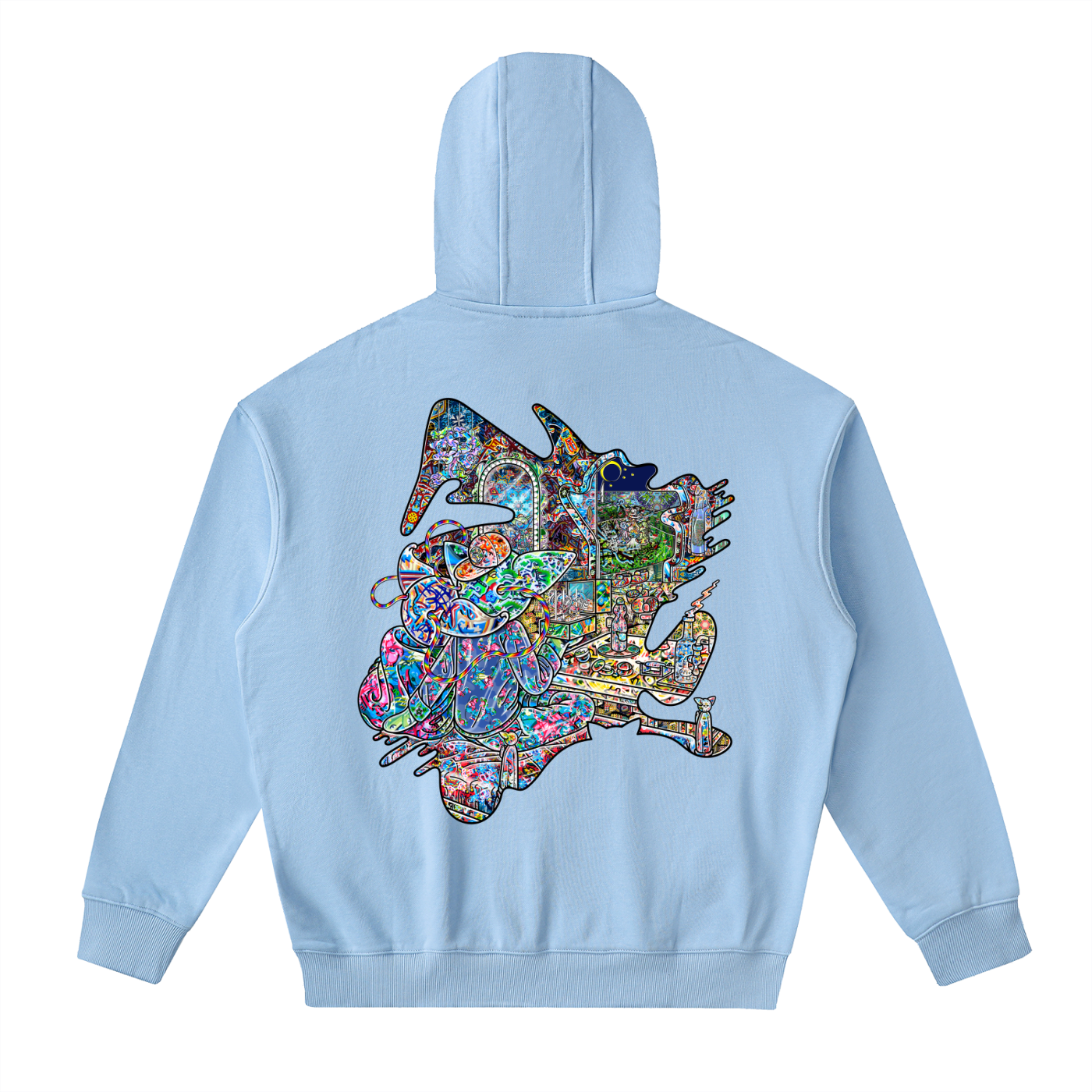 Face On - Drop-Shoulder Zip Up Hoodie