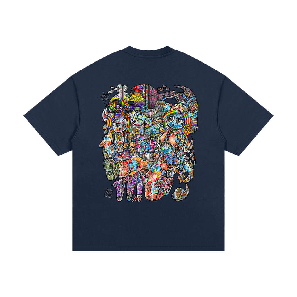 Feeling Ubiquitously Cyclical Karma - Essential Heavyweight Cotton T-Shirt