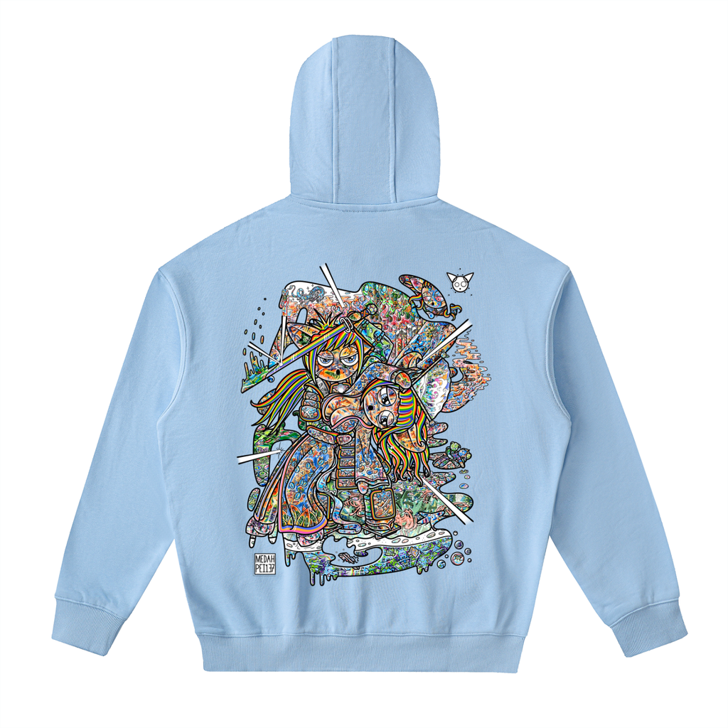 The Stimulation - Drop-Shoulder Zip Up Hoodie