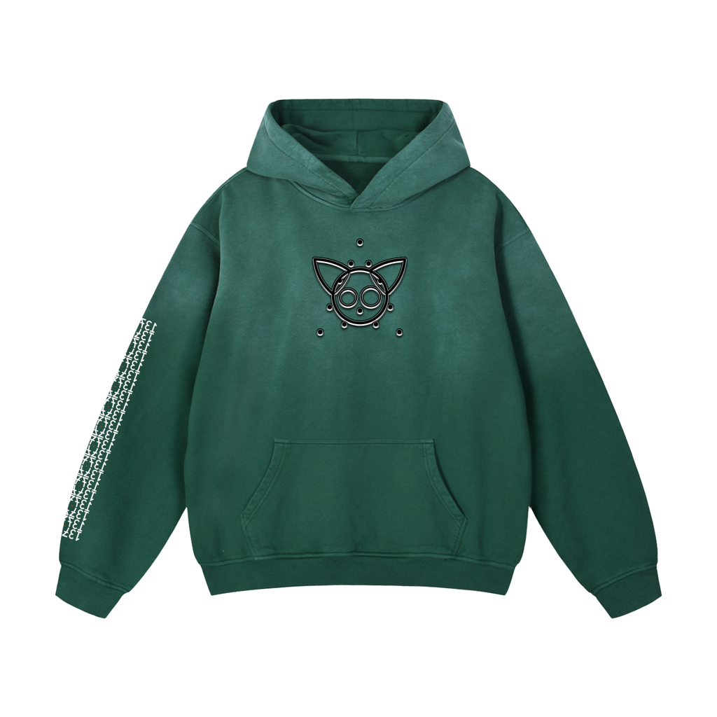 Two Truths and a Lie- Heavyweight Sunfade Oversized Hoodie