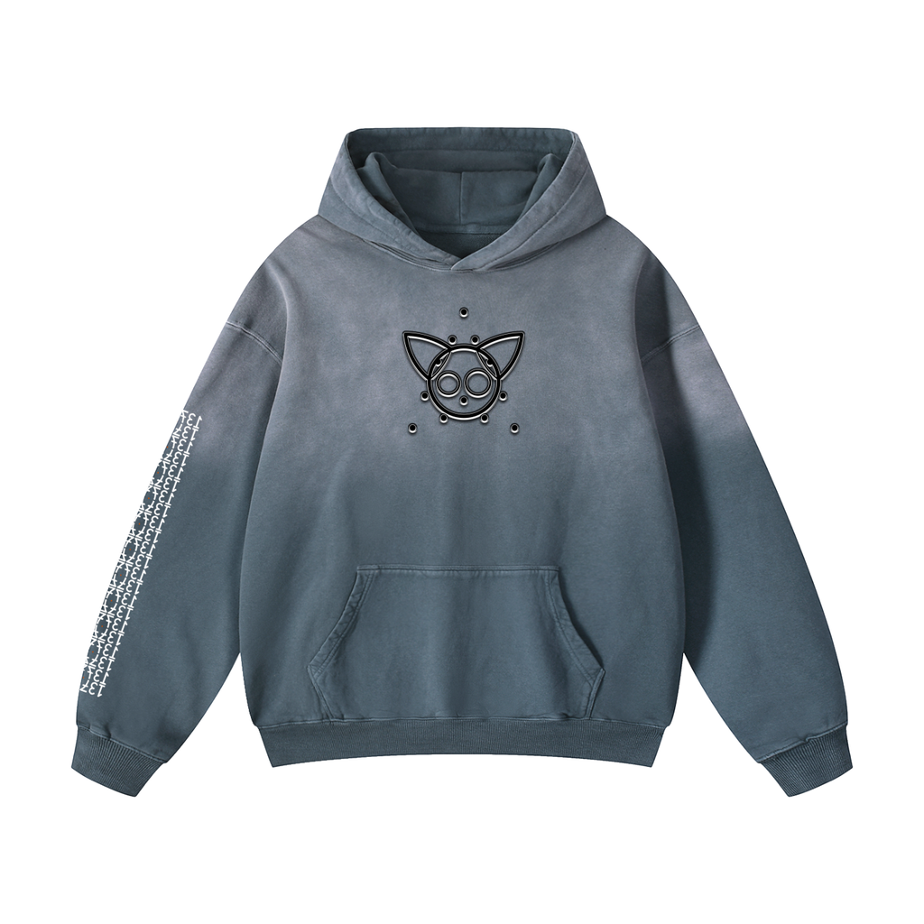 Combination Chatter- Heavyweight Sunfade Oversized Hoodie
