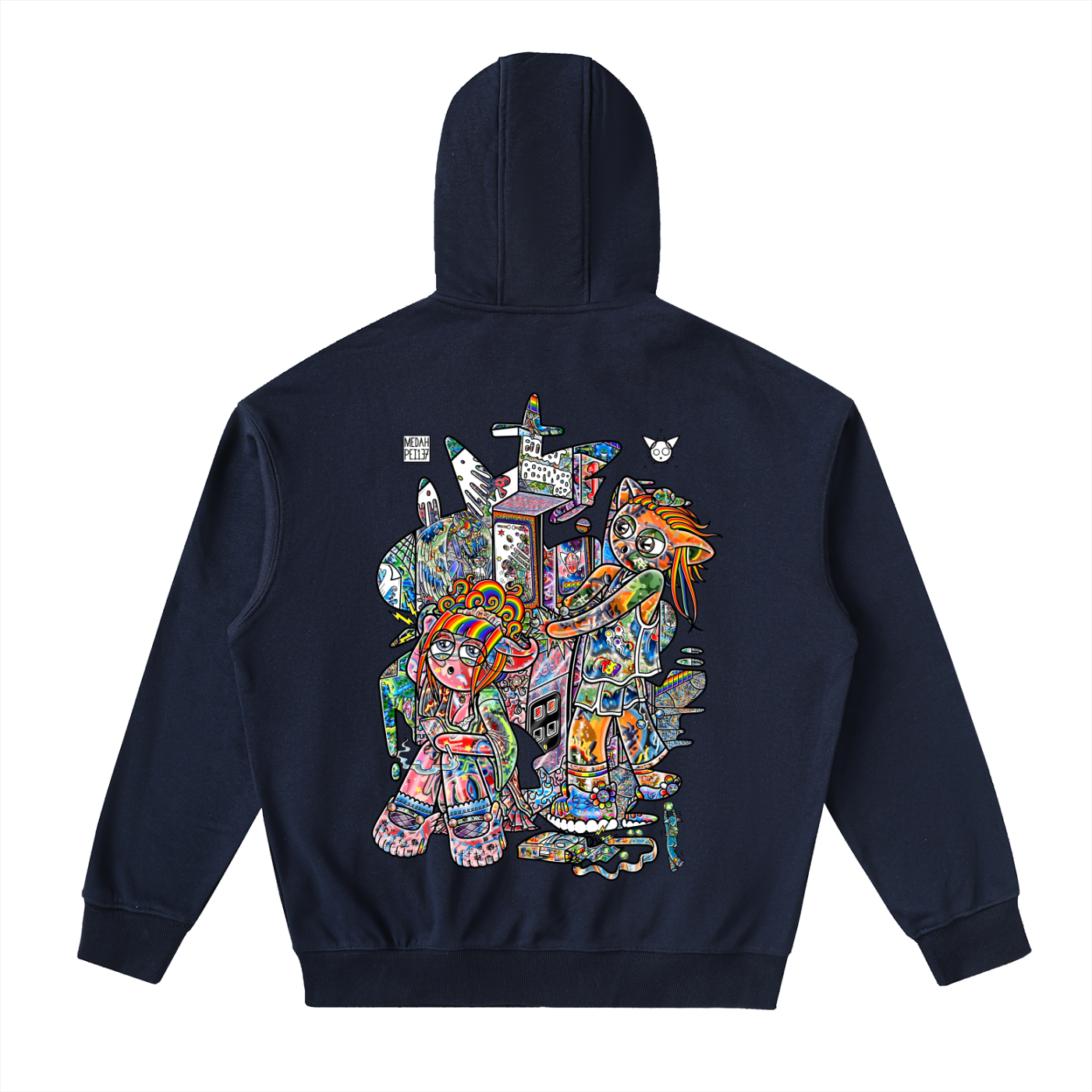 Not A Game - Drop-Shoulder Zip Up Hoodie