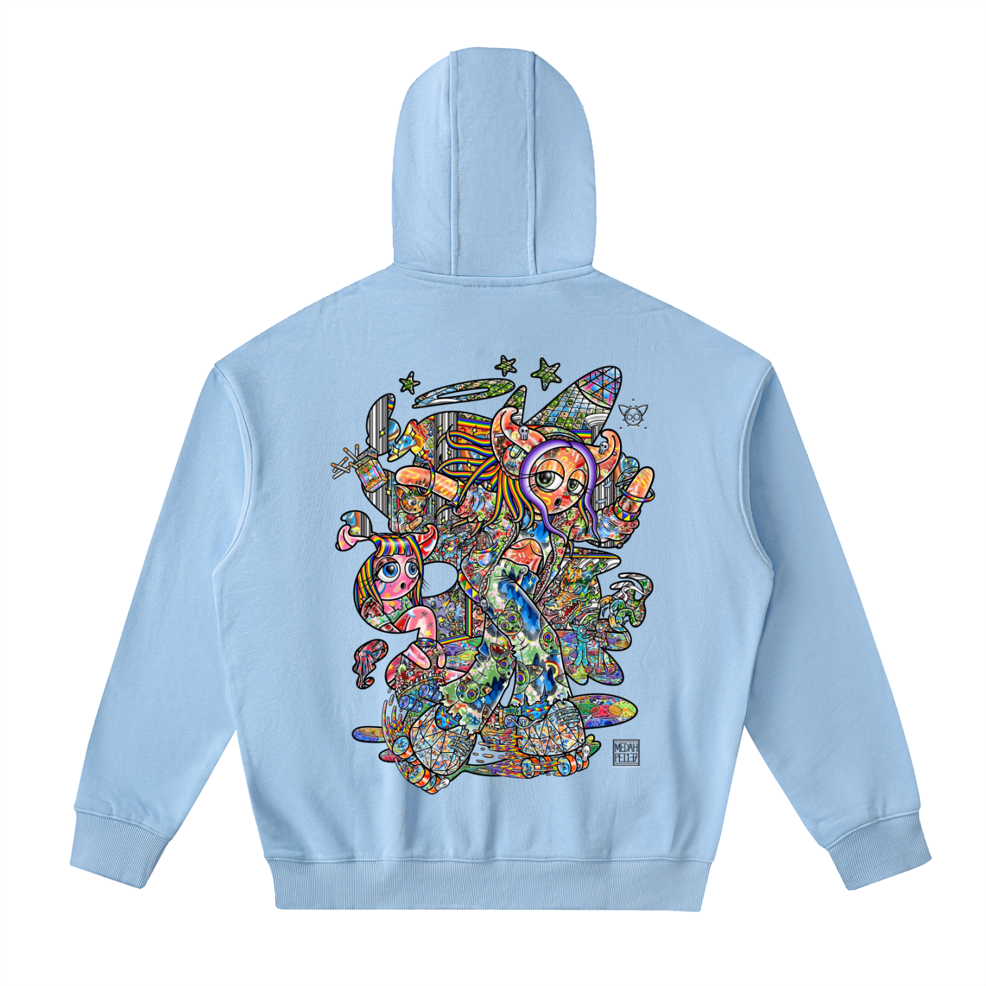 Rolling Into Newfound Grace - Drop-Shoulder Zip Up Hoodie