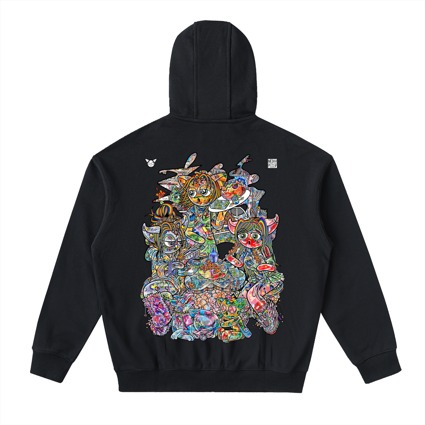 Making The Rounds - Drop-Shoulder Zip Up Hoodie