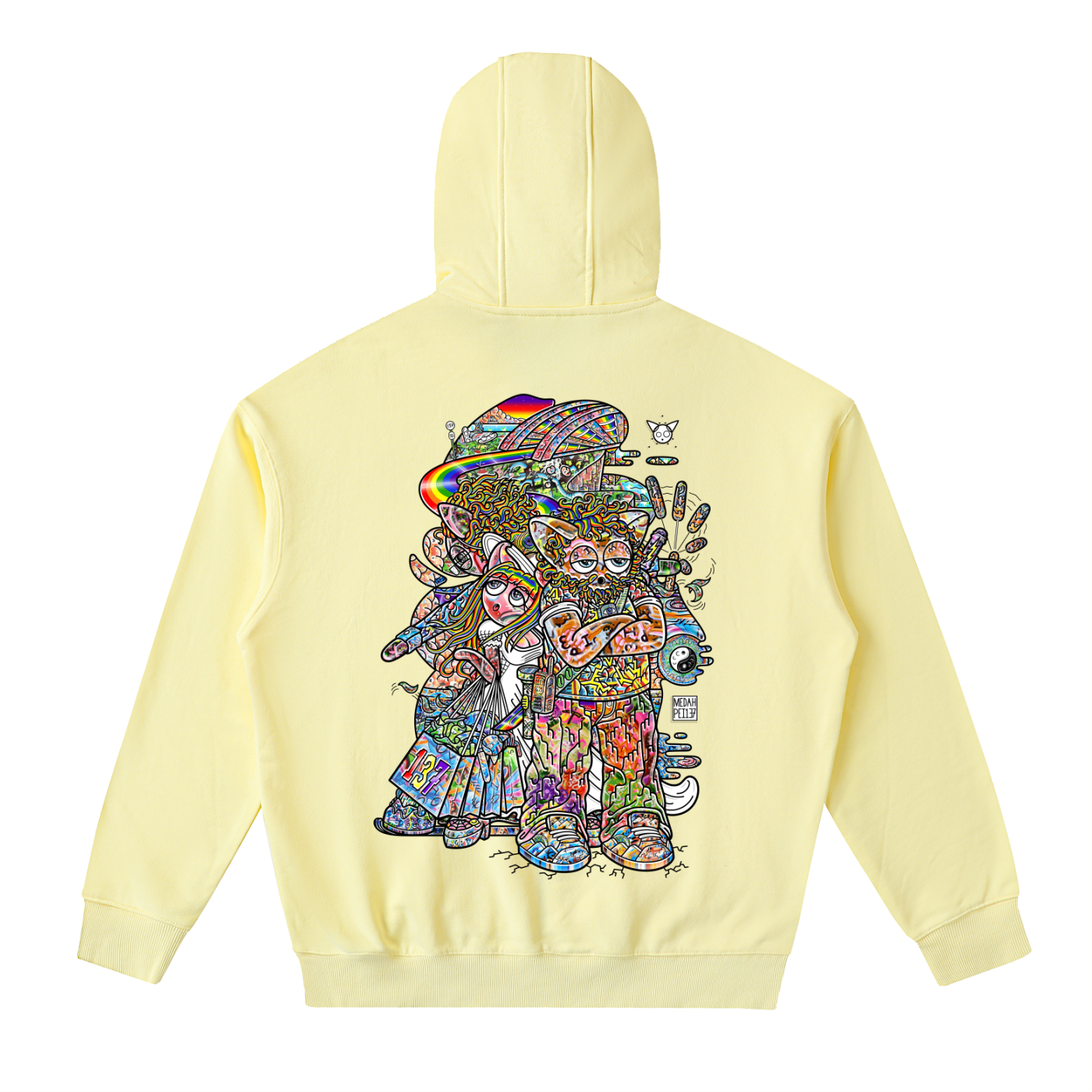 Never Finished Shopping - Drop-Shoulder Zip Up Hoodie