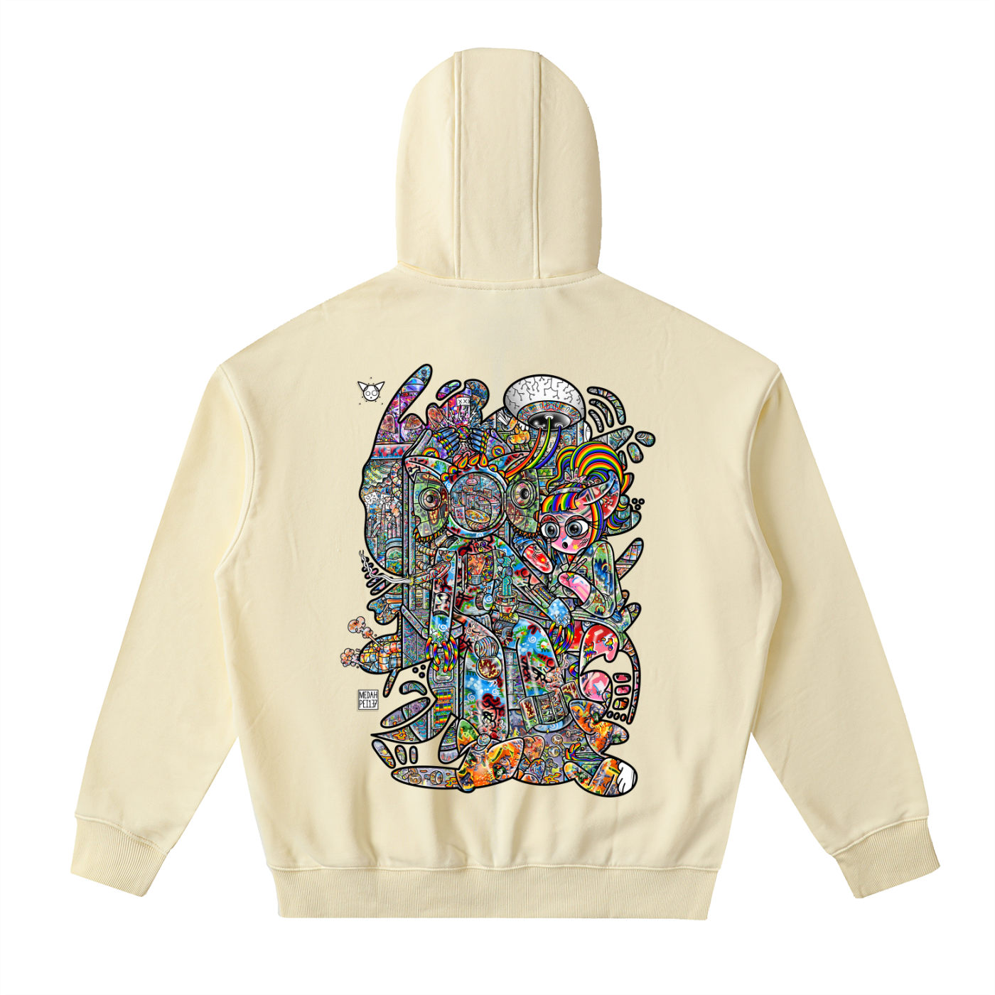 Maintemance - Drop-Shoulder Zip Up Hoodie