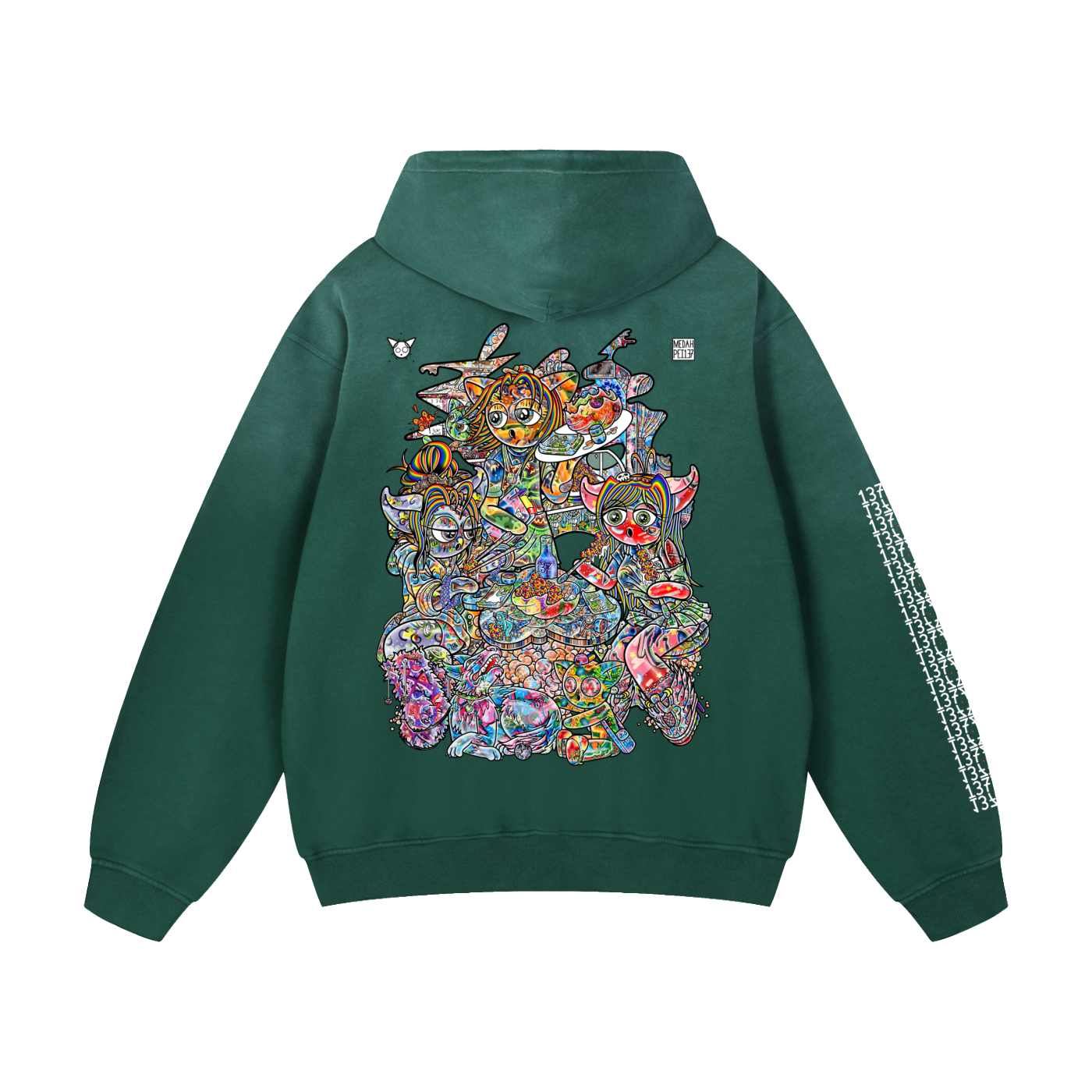 Making The Rounds - Heavyweight Sunfade Oversized Hoodie