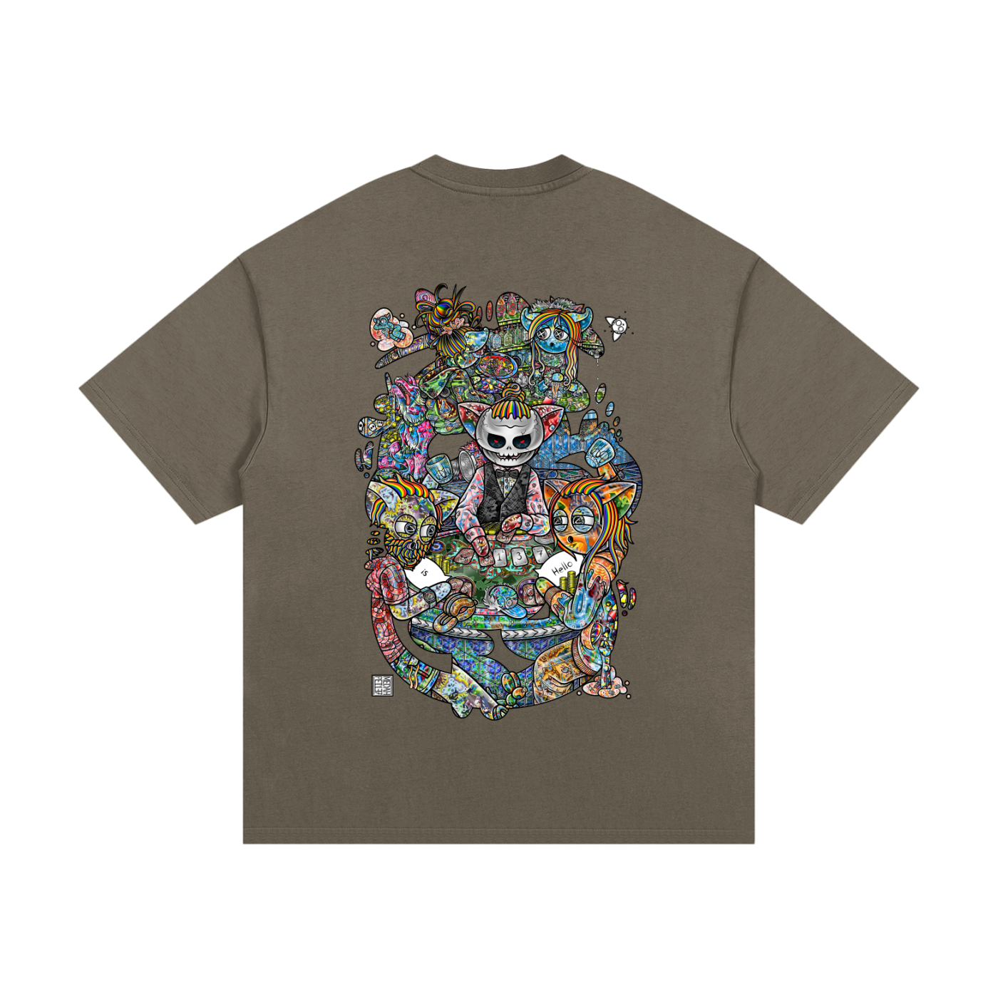 Two Truths and a Lie- Essential Heavyweight Cotton T-Shirt