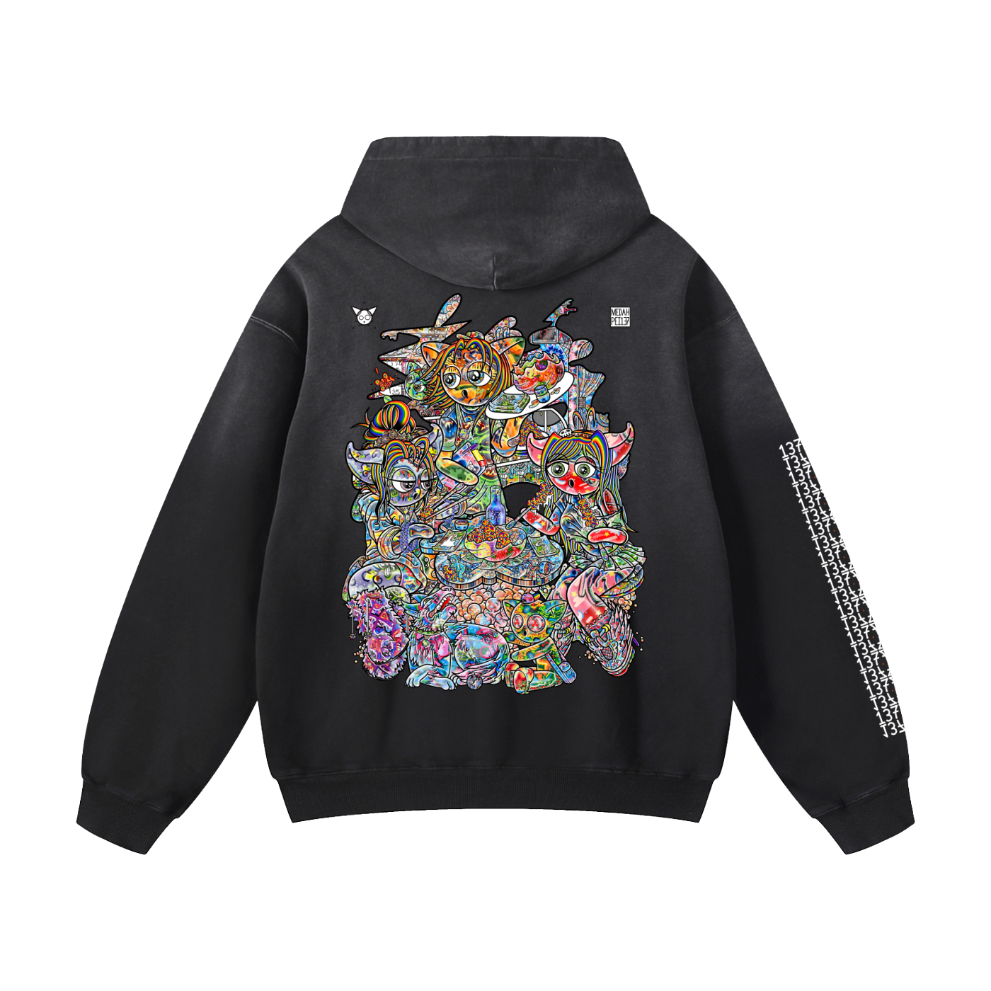 Making The Rounds - Heavyweight Sunfade Oversized Hoodie