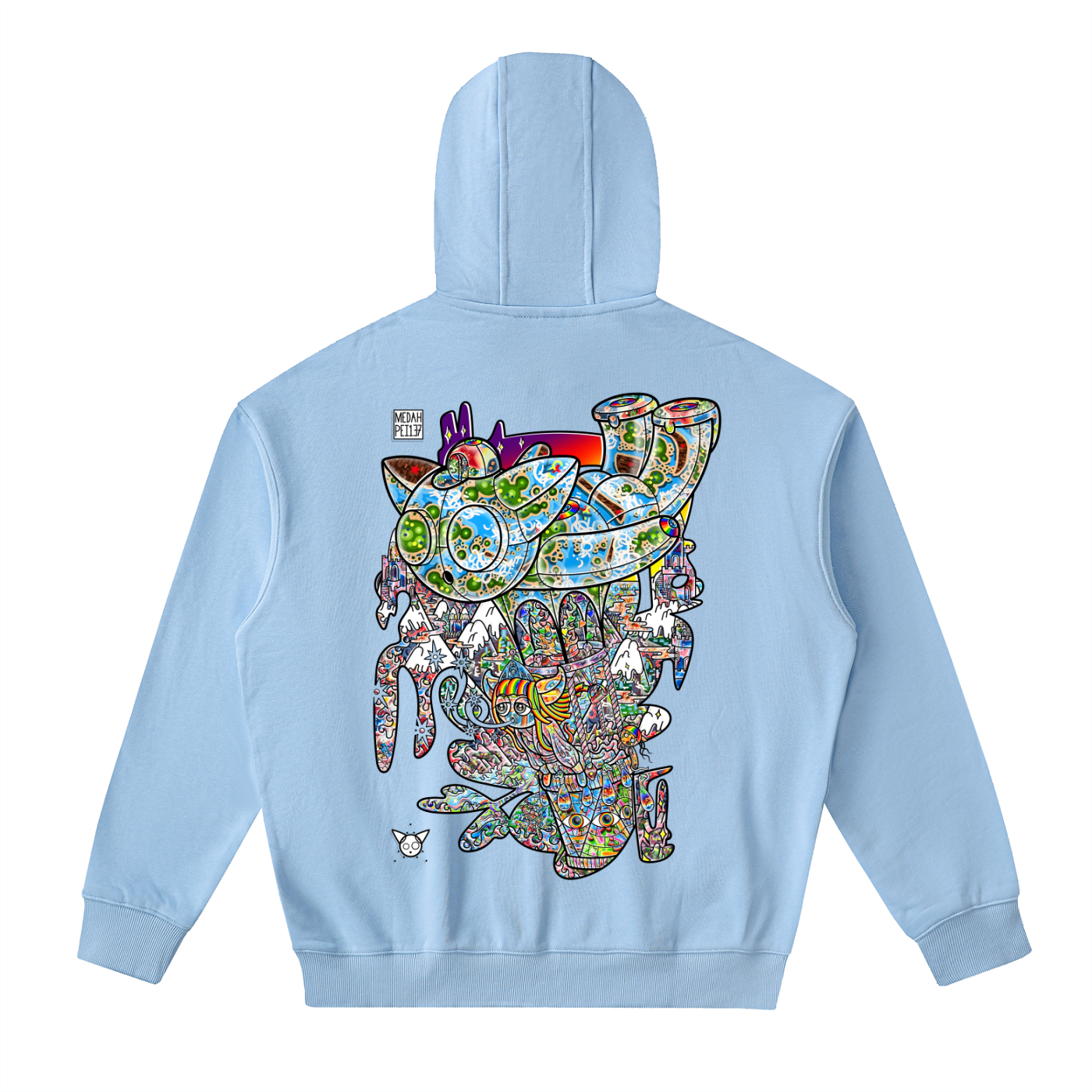 Master Of Elements - Drop-Shoulder Zip Up Hoodie