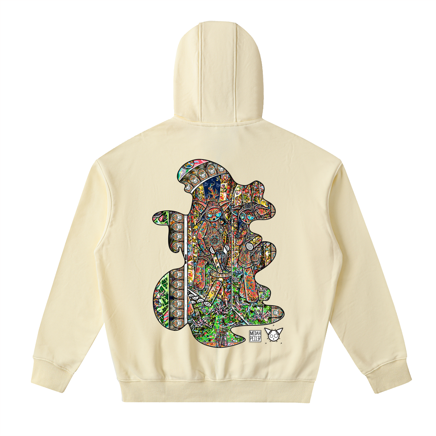 Behind The Reflection - Drop-Shoulder Zip Up Hoodie