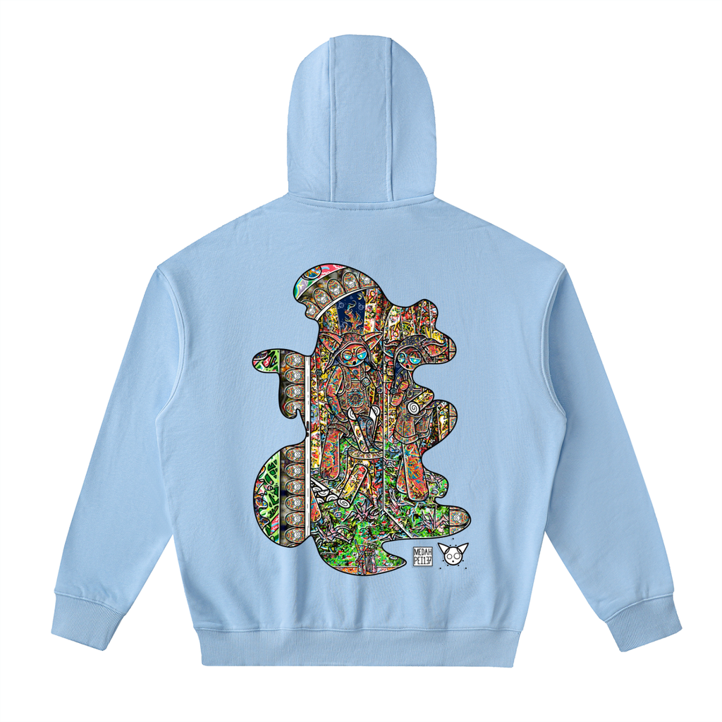 Behind The Reflection - Drop-Shoulder Zip Up Hoodie