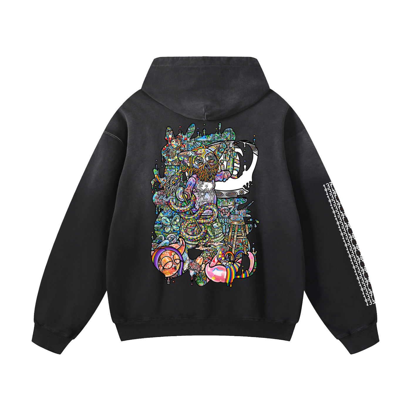 Beautifully Intrinsic Trip - Heavyweight Sunfade Oversized Hoodie