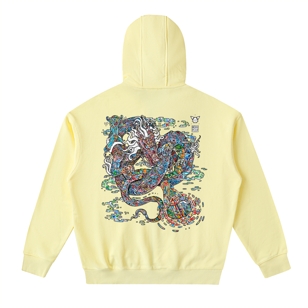 Face Off - Drop-Shoulder Zip Up Hoodie