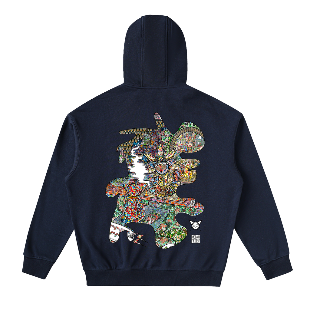 Lesson Learned - Drop-Shoulder Zip Up Hoodie