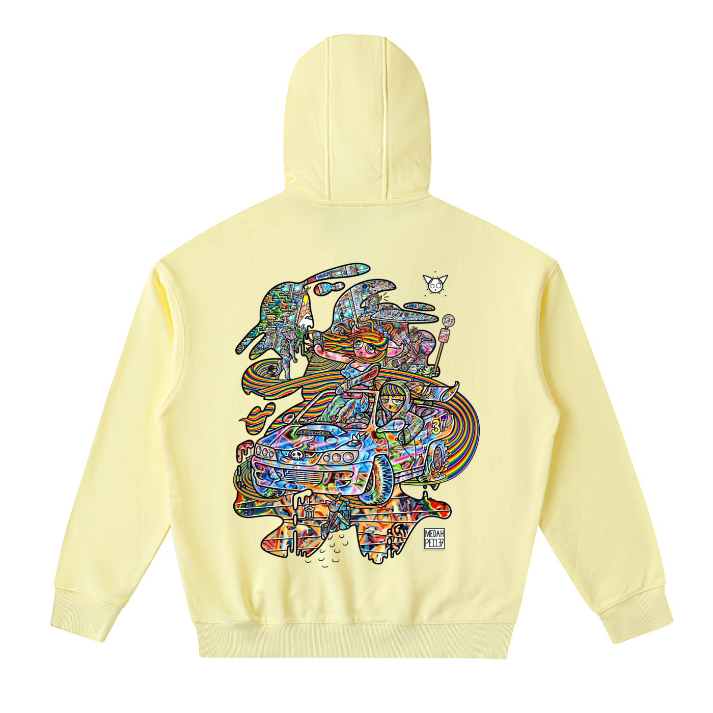 Tale Spin - Drop-Shoulder Zip Up Hoodie