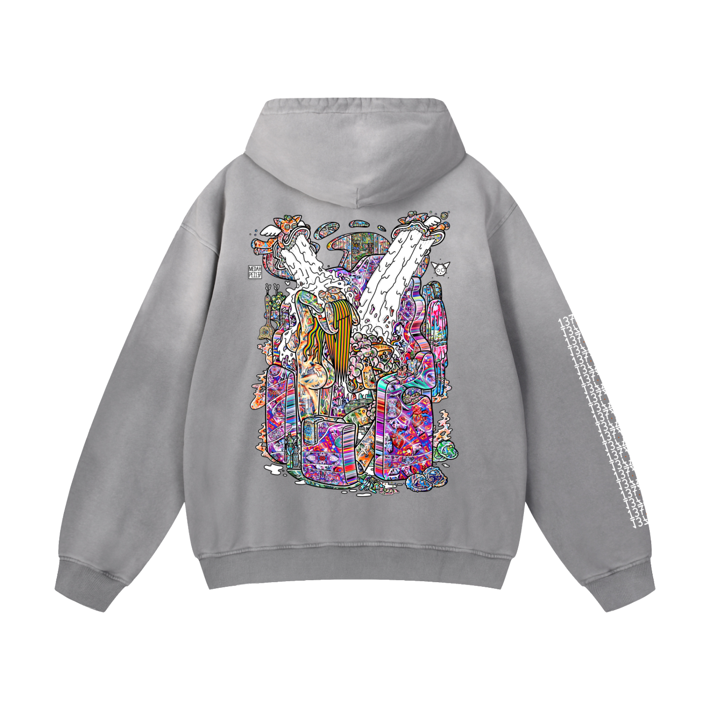 Shower Time - Heavyweight Sunfade Oversized Hoodie