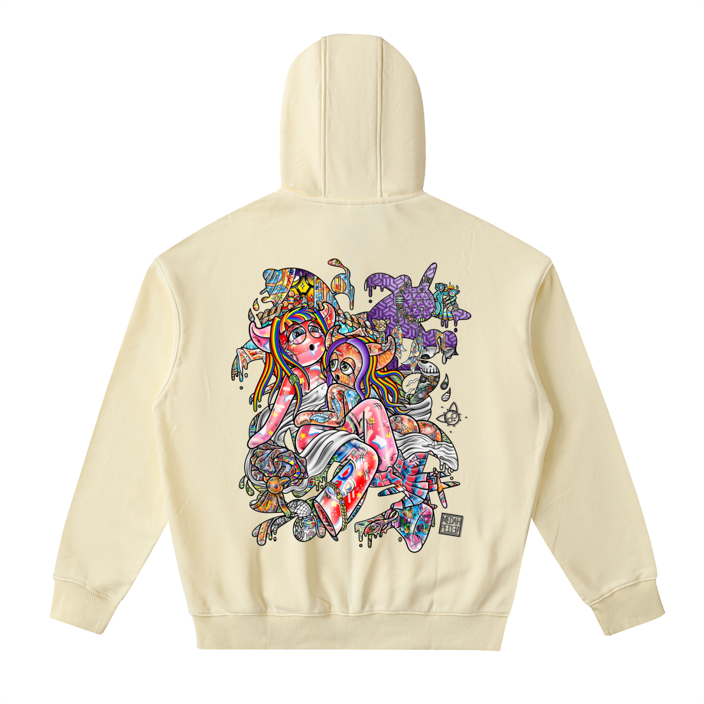 Sensificity - Drop-Shoulder Zip Up Hoodie